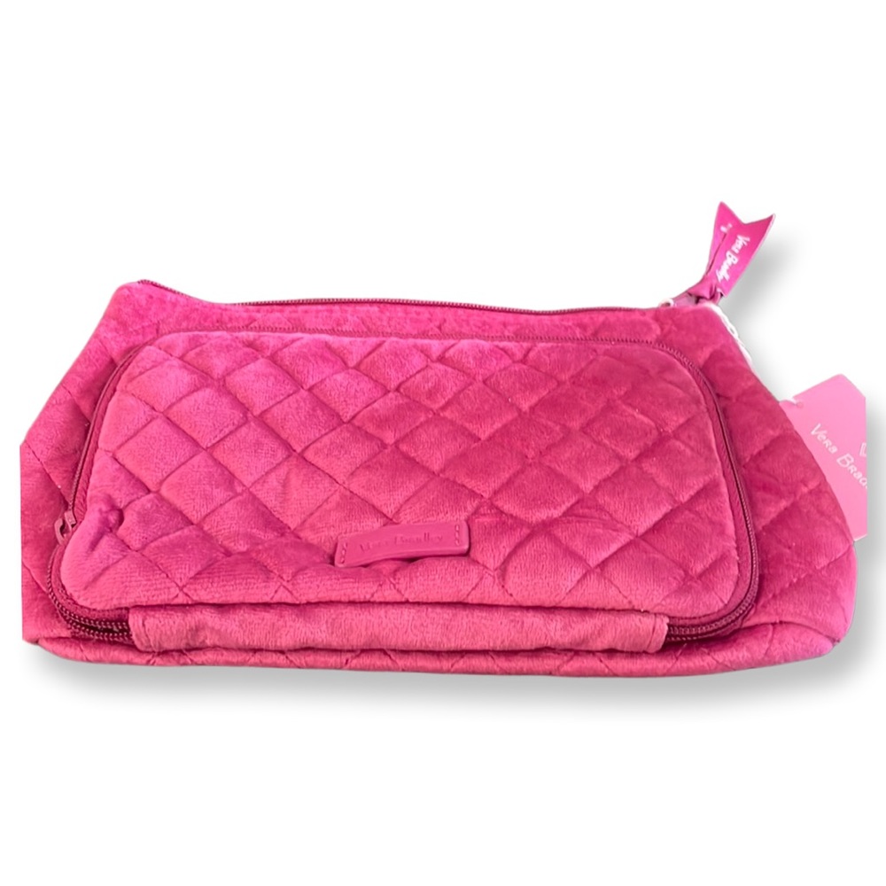 NEW with tags Vera Bradley Compact organizer deep rose color- great gift idea!!
